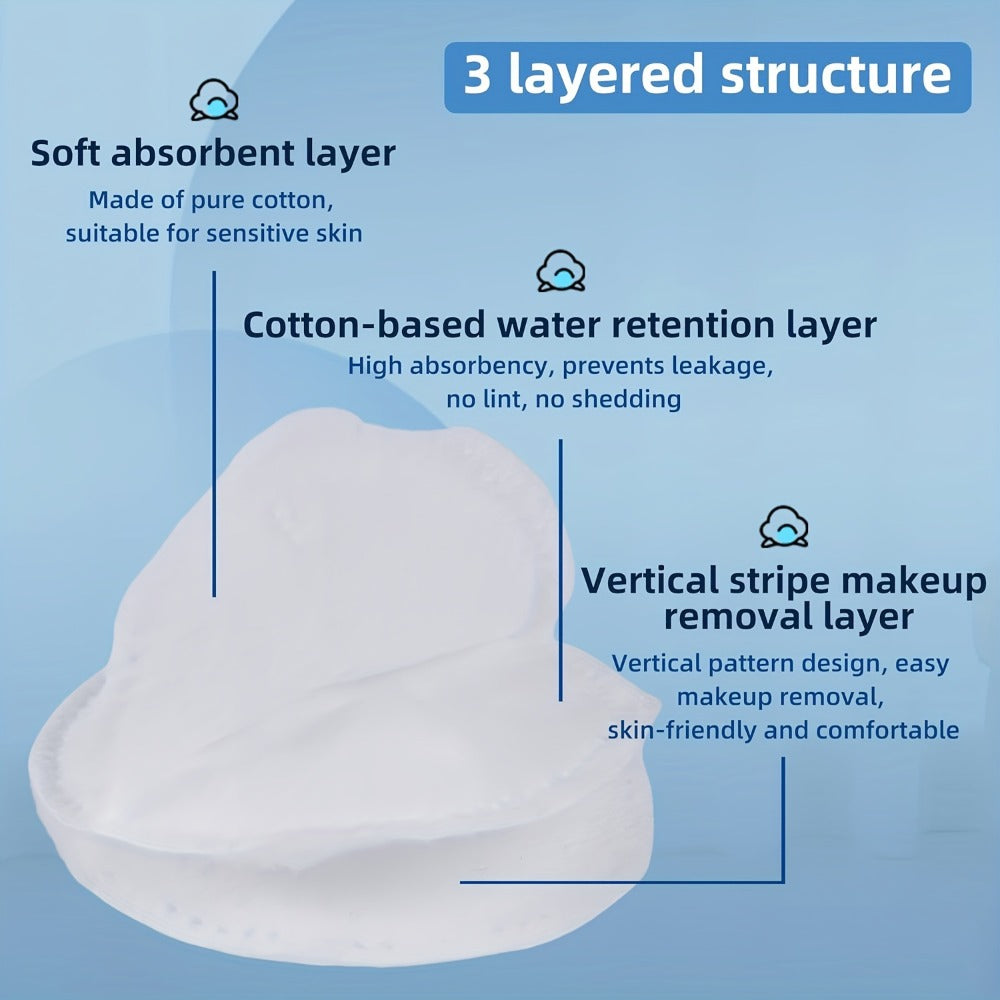 Makeup Remover Pads 600 Count Soft Hypoallergenic Lint-Free Cotton Rounds 360 Locking Edge Unscented Absorbent Disposable Face Pads for Makeup Removal Toner Skincare All Skin Types Women 6 Packs