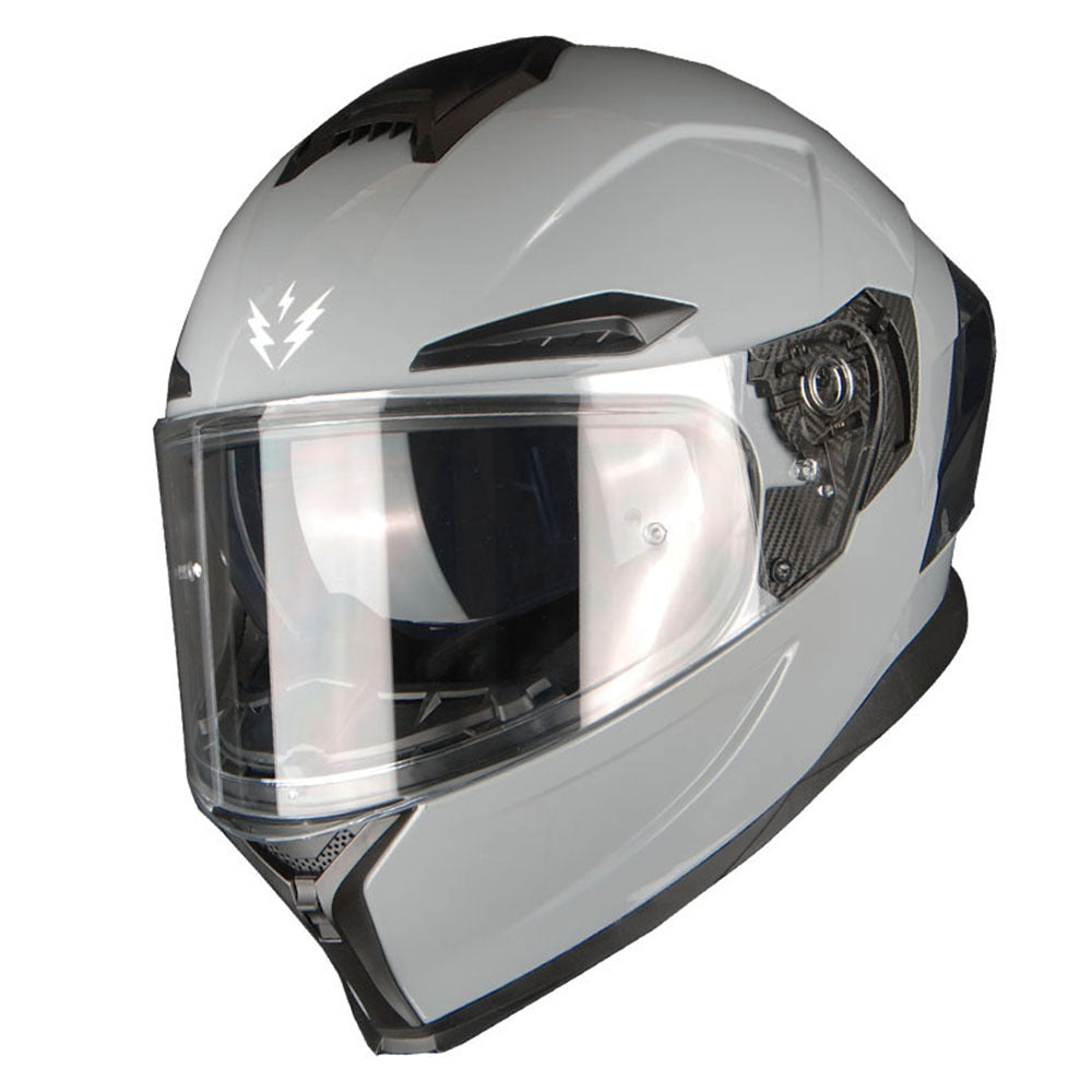 Full Face Motorcycle Helmet DOT Approved – Dual Visor Anti-Fog Pinlock Shield, Street Bike Adult Helmet with Sun Inner Shield, Aerodynamic Thermoplastic Shell, S/M/L/XL