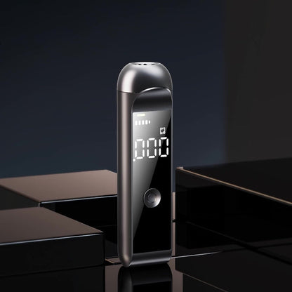 Rechargeable Breathalyzer Alcohol Tester – Professional Digital Breath Alcohol Detector, Portable Personal Breathalyzer with LCD Display, Available in Green, Black & Pink