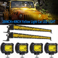 [4"-22" LED Vehicle Lights]-Various Combinations Of Long Strip Lights And Short LED Work Lights for You to Choose From Light Offroad for Jeep Truck Pickup-Easy to Install