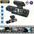 1080P Dual Camera Dash Cam for Cars with IR Night Vision, Loop Recording, And Wide Angle Lens-3.16 Inch IPS Screen, with 32GB SD Card Optional. Car