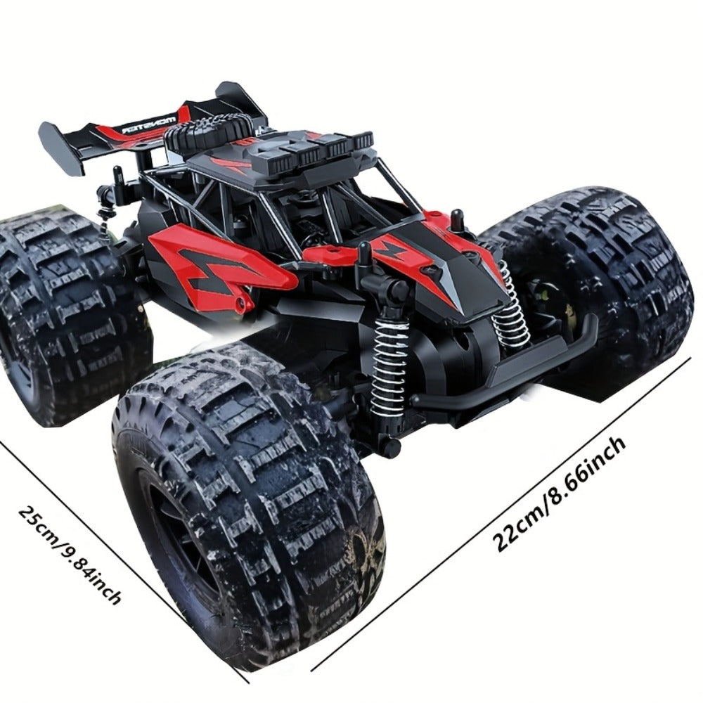 RC Off-Road Truck for Kids Ages 6+ – High Speed Remote Control Car Alloy Steel Body Full-Function 4WD All-Terrain Monster Truck Toy for Boys, Best Birthday Christmas Holiday Gift