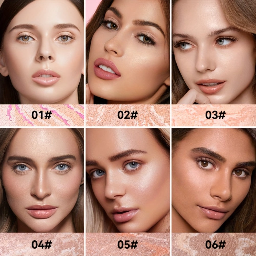 Full Coverage Bake Foundation 24H Wear – Light Breathable Semi-Matte Finish, Natural Defect Cover for All Skin Tones, 6 Shades Rose Ivory Sand