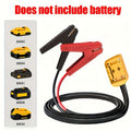 Cables with Adapter for Dewalt, Portable Battery for Dewalt Jumper Starter Automotive Booster Cables Power for Car Jump Starting Using Tool, Without Battery