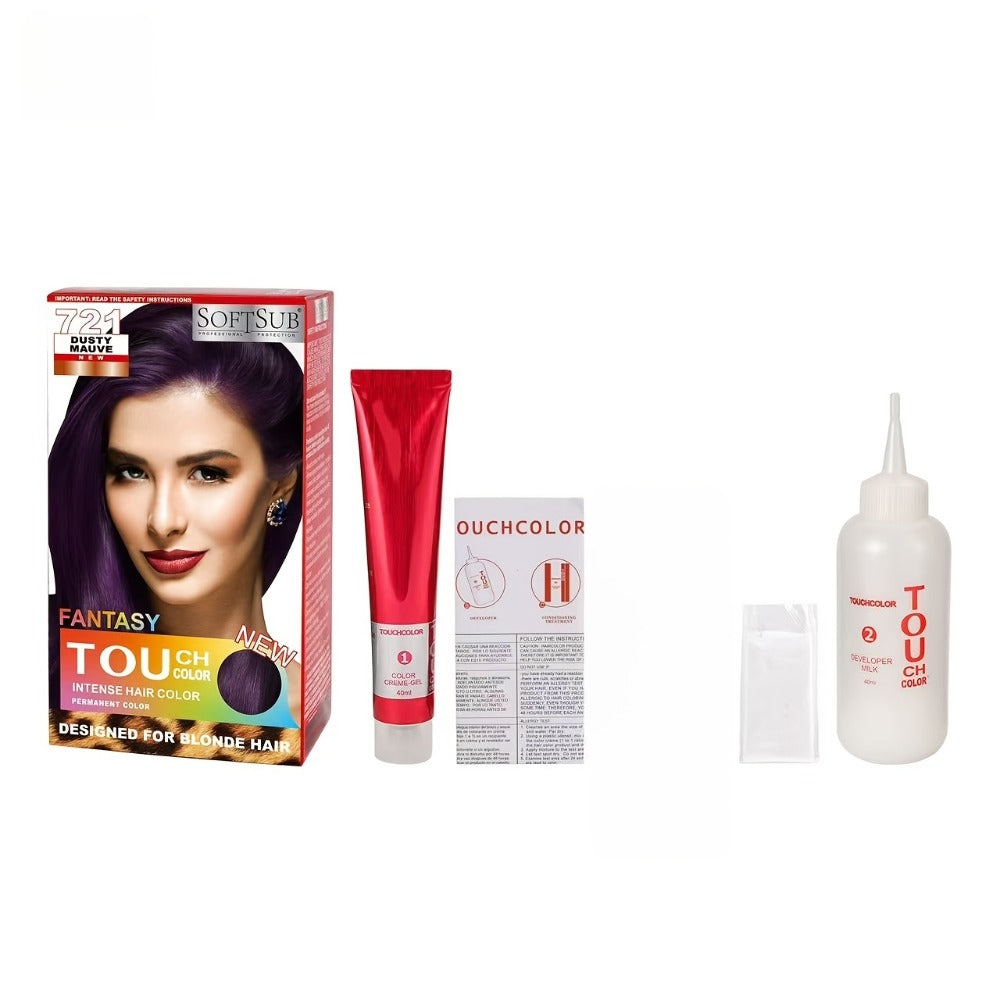 Permanent Hair Dye 20 Vivid Colors Long-Lasting Bright Color for Home Use | Easy Application Full Coverage | Black Brown Pink Purple Blue Red Orange Green & More