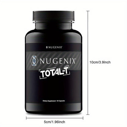 Testosterone Support Supplement for Men with L-Citrulline, Fenugreek & Vitamin B6 - Boost Energy, Mood & Circulation - Daily Male Wellness Formula - 2 Bottle Pack