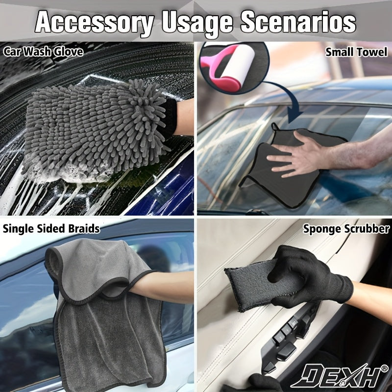 28pcs Car Details Kit, Car Detailing Brush Set, Auto Detailing Drill Brush Set, Car Detailing Brushes, Car Accessories-Car Detailing Tools Kit For Interior, Exterior, Wheels, Windshield
