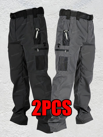 Men's Cargo Pants - Multi Pocket Workwear Style 874469