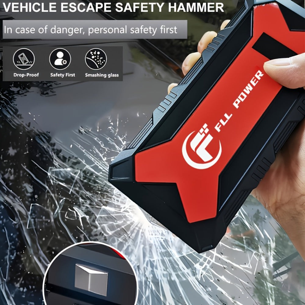 Jump Starter Power Bank 1600A–3000A – 12V Car Battery Booster, USB-C Fast Charge, LED Flashlight, MCU Precision Control, Works at -20°C