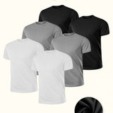 2 white + 2 gray + 2 black