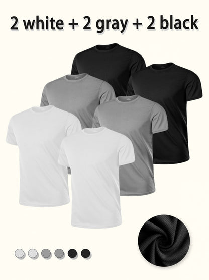 Men's Essential T-Shirt - Crew Neck Short Sleeve Everyday Style
