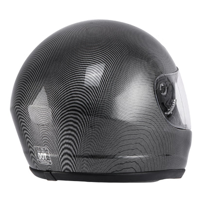 TCMT Motorcycle Carbon Fiber Flip Up Full Face Street Adult Helmet DOT S M L XL