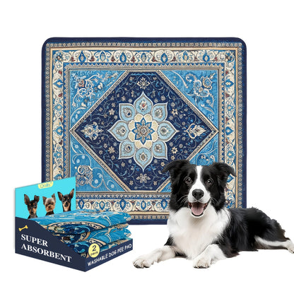 Washable Reusable Dog Pee Pads – Super Absorbent Non-Slip Puppy Training Pads in Multiple Sizes | Heavy-Duty Leakproof Pet Pads for Floor, Crate, Couch & Whelping | 3 Patterns, 4 Size Options