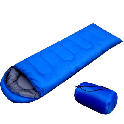 Lightweight 4 Season Sleeping Bag Envelope Design with Drawstring Closure Adjustable Hood Strap Portable Camping Sleep Bag for Backpacking Hiking Mountaineering Travel Indoor Outdoor