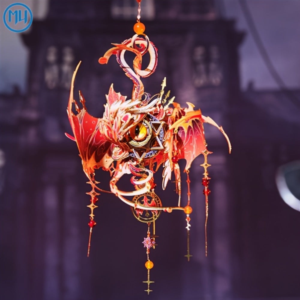 3D Metal Puzzle Model Kit – God's Eye & Angel's Eye MU Assembly, Laser-Cut DIY Craft, Artistic Home & Office Decor, Unique Birthday Gift for Adults, Teens, Girlfriend Boyfriend