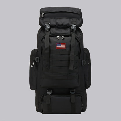 Military Hiking Backpack 80L – Tactical 3-Day Assault Pack Oxford Fabric DIY System for Camping Hunting Travel Unisex