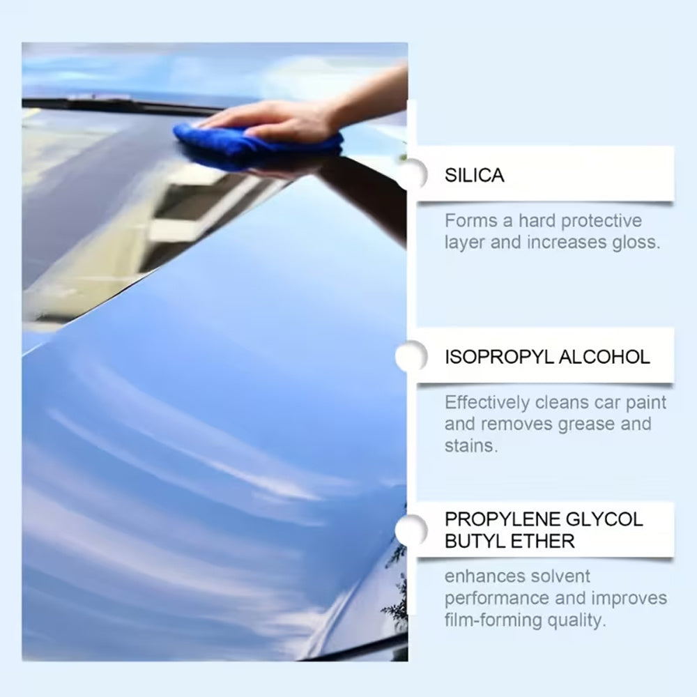 3-In-1 Nano Coating Spray Designed for Vehicles - Car Coating Liquid for Waterproof Gloss, Scratch Removal And Long-Lasting Protection, Easy Spray-On Formula, Enhance Car Protection And Repair, Creating a Durable Protective Layer (6pcs)