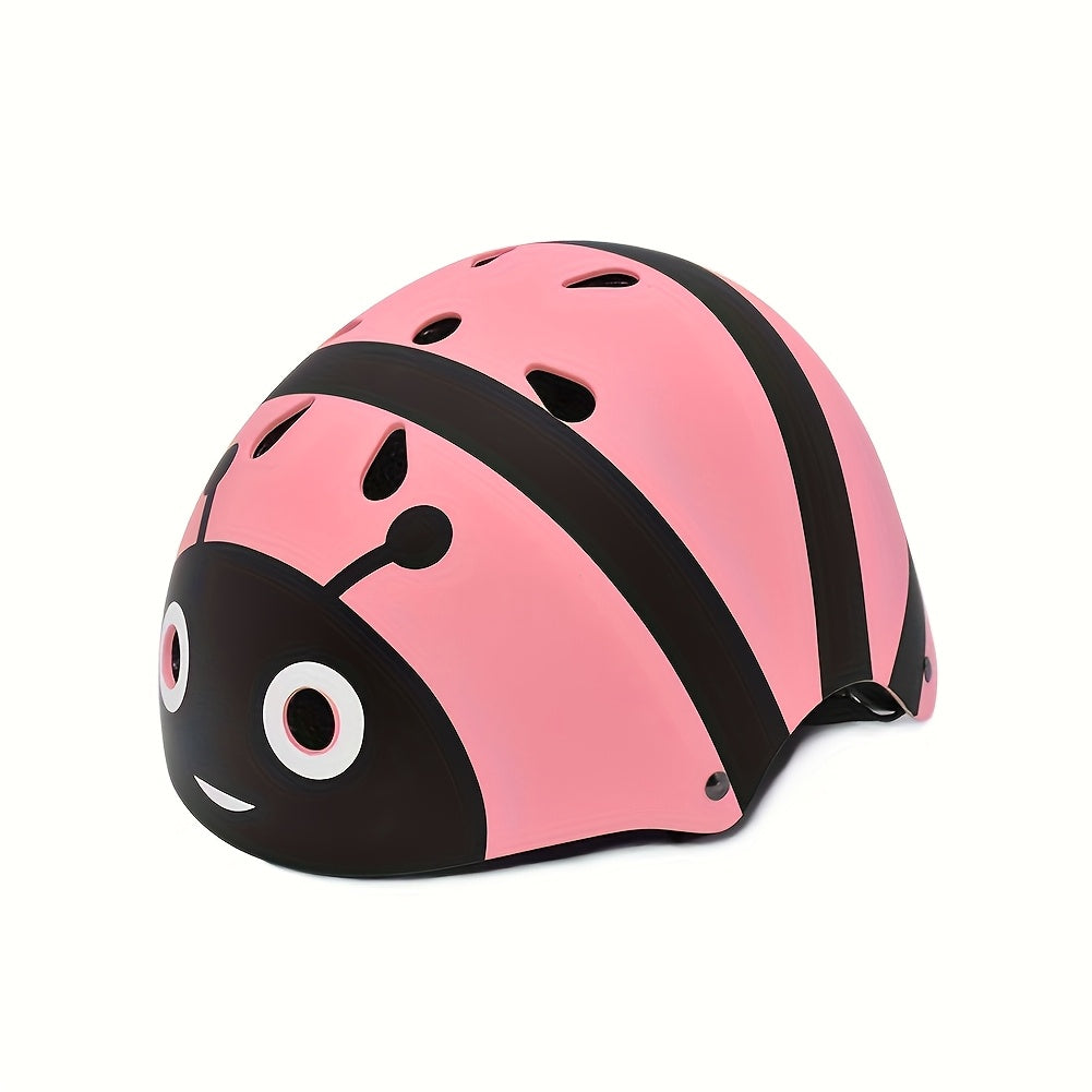 Kids Bike Helmet & Protective Gear Set 7-Piece for Ages 2-8 Boys Girls Adjustable Helmet Knee Elbow Wrist Pads for Cycling Skating Scooter Birthday Gift