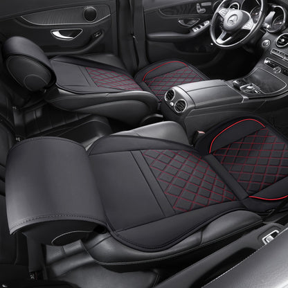 Car Seat Covers Front Pair – Universal Fit Bucket Seat Protector, Anti-Slip Full Surround High-Back Design, 15 Colors, Fits Cars SUVs Trucks