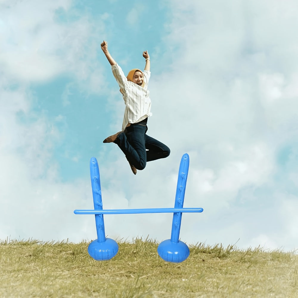 Inflatable Limbo Game Set for Adults & Kids – Fun Party Outdoor Lawn Game with Sturdy Stand, Ideal for Family Events, BBQ, Beach & Group Gatherings