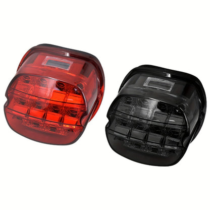 Harley Davidson LED License Plate Light with Turn Signal for Sportster Dyna Touring Road King Electra Glide - Brake Running Lamp