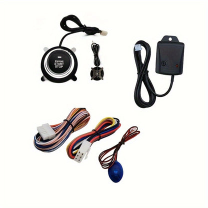 Car Remote Start Controller – 12V Universal Remote Engine Start & Door Lock System, Keyless Entry Starter Kit for Cars with Standard 12V Electrical System