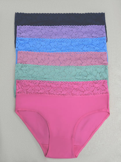 Women's 6-Pack Briefs - Lace Everyday Comfort