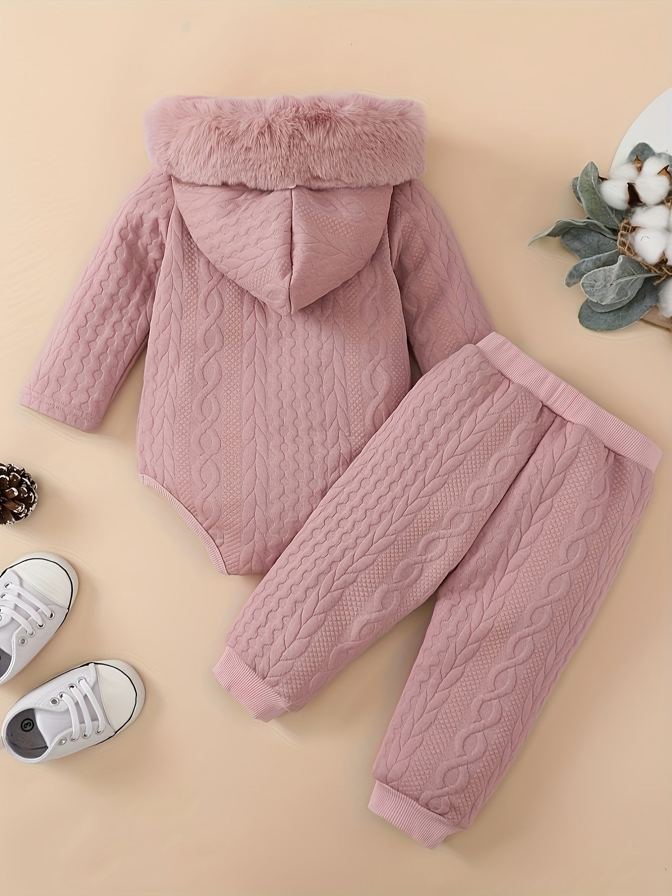 Baby Girl Casual Outfit Set - Long Sleeve