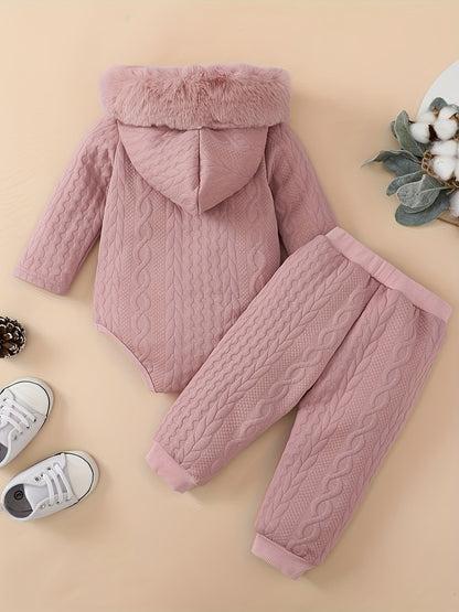 Baby Girl Casual Outfit Set - Long Sleeve
