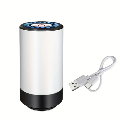Cordless Vacuum Pump with Multiple Accessories – Portable Food Vacuum Sealer & Dehumidifier for Food Preservation, Crisper Containers, Travel Space Saving & Outdoor Storage
