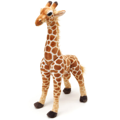 Jocelyn Poseable Giraffe Stuffed Animal 22 Inch – Baby Kenyan Giraffe Plush Toy with Story Card CPSIA ASTM Safety Certified Soft Realistic Safari Gift for Kids Boys Girls Ages 3+