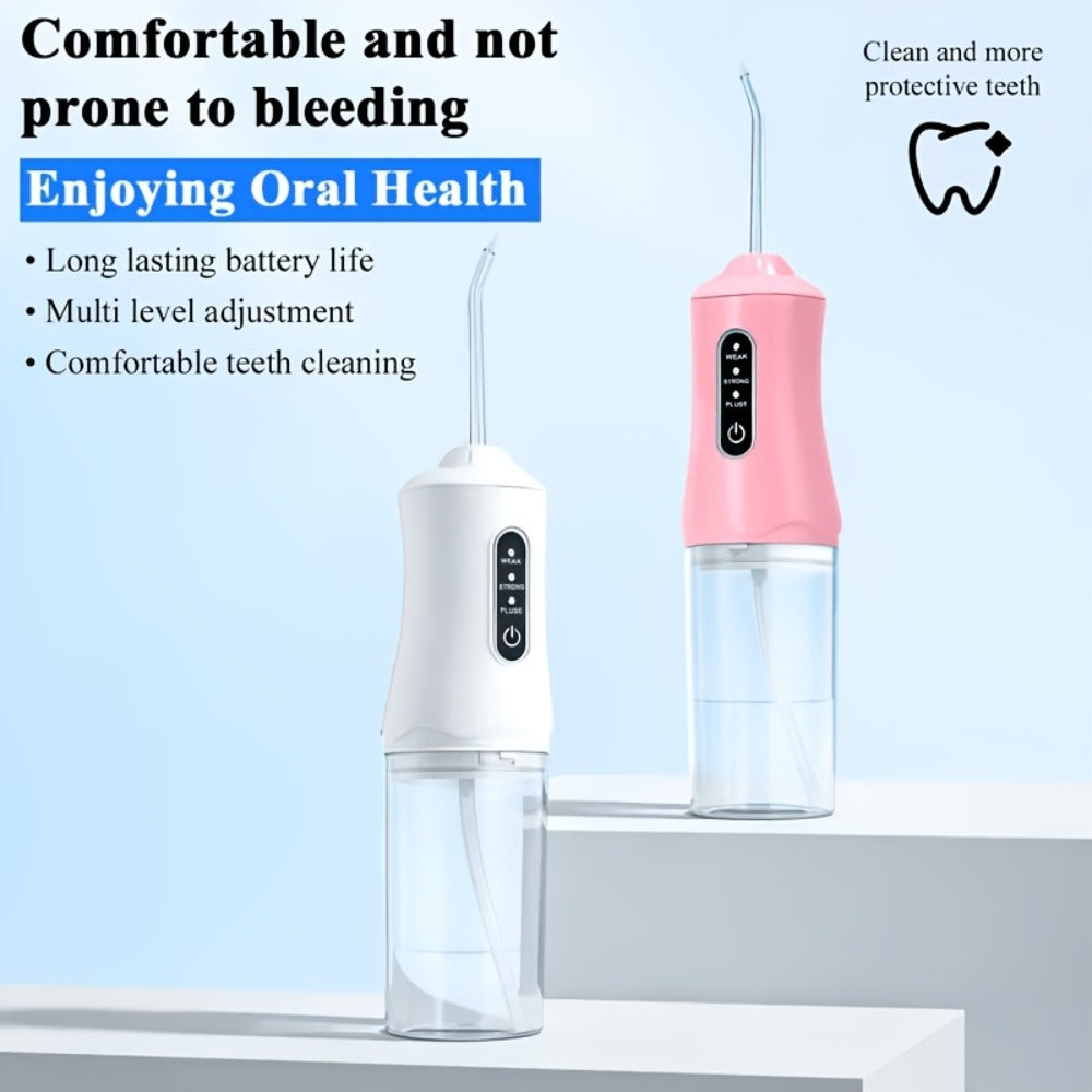 Oral Irrigator with 360° Rotatable Nozzle & Smart Chip Pressure Control – Electric Water Flosser for Deep Tooth & Gum Cleaning, 4 Colors, Portable Dental Mouth Rinser for Home & Travel