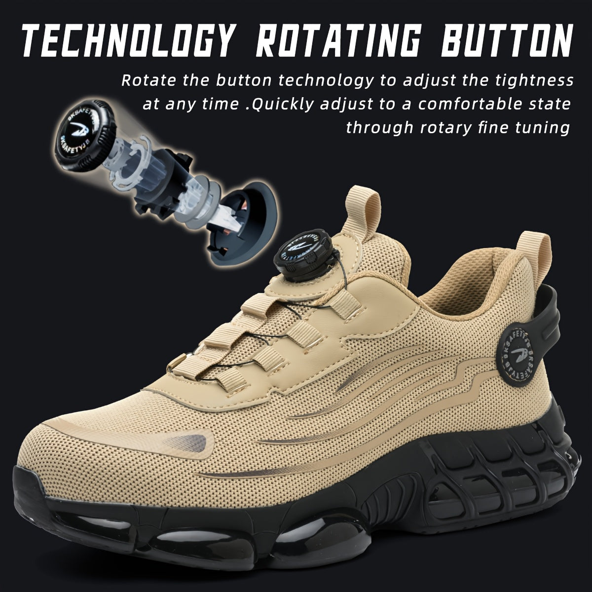 Men's Work & Safety Shoes - Puncture Resistant & Breathable Comfort