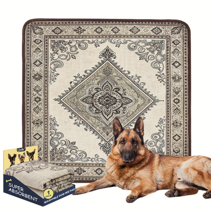 Washable Reusable Dog Pee Pads – Super Absorbent Non-Slip Puppy Training Pads in Multiple Sizes | Heavy-Duty Leakproof Pet Pads for Floor, Crate, Couch & Whelping | 3 Patterns, 4 Size Options