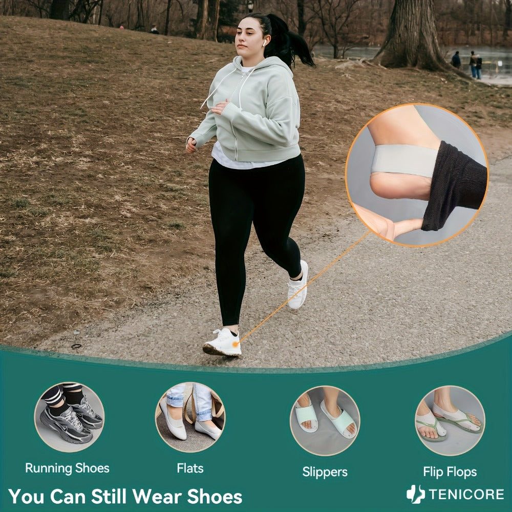 Bunion Corrector Sleeves 2-Pack – 4-Point Fixation Big Toe Separator, Adjustable Day & Night Hammer Toe Straightener for Men & Women