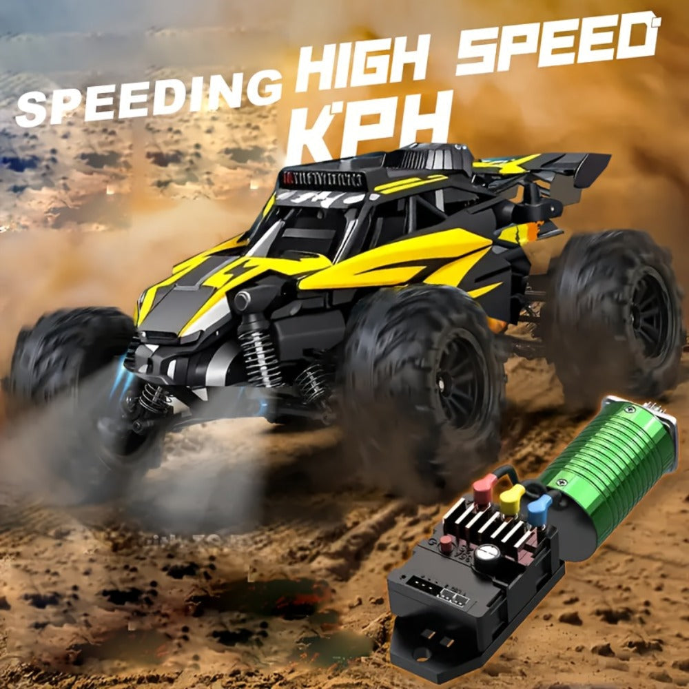 High Speed RC Off-Road Car 50km/h Remote Control Truck All Terrain Tires ABS Body 2.4G Drift Racing Toy Boys Girls Birthday Halloween Gift