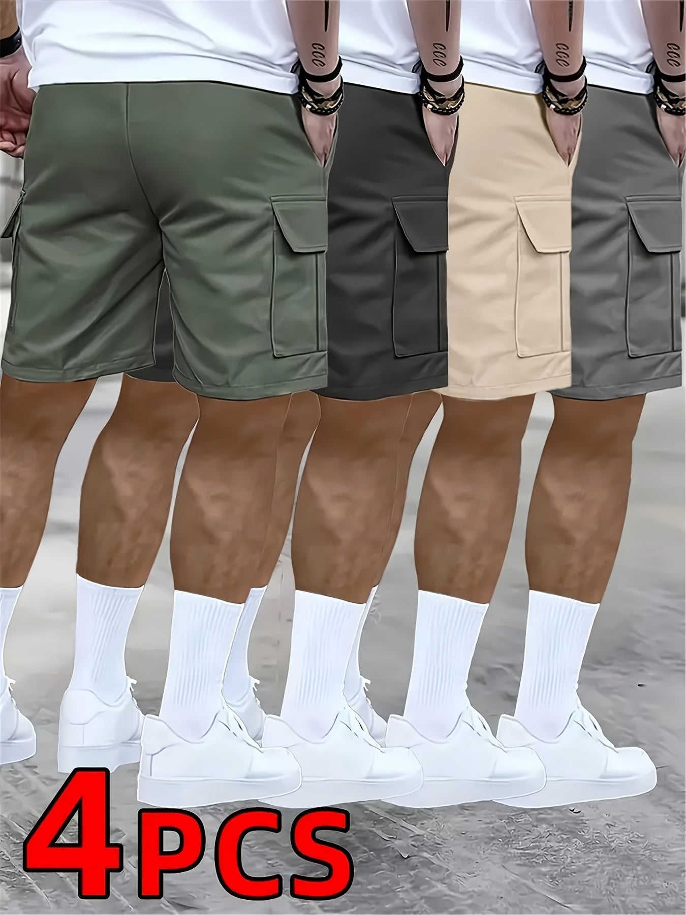 Men's Casual Shorts - Pocket Detail 706469