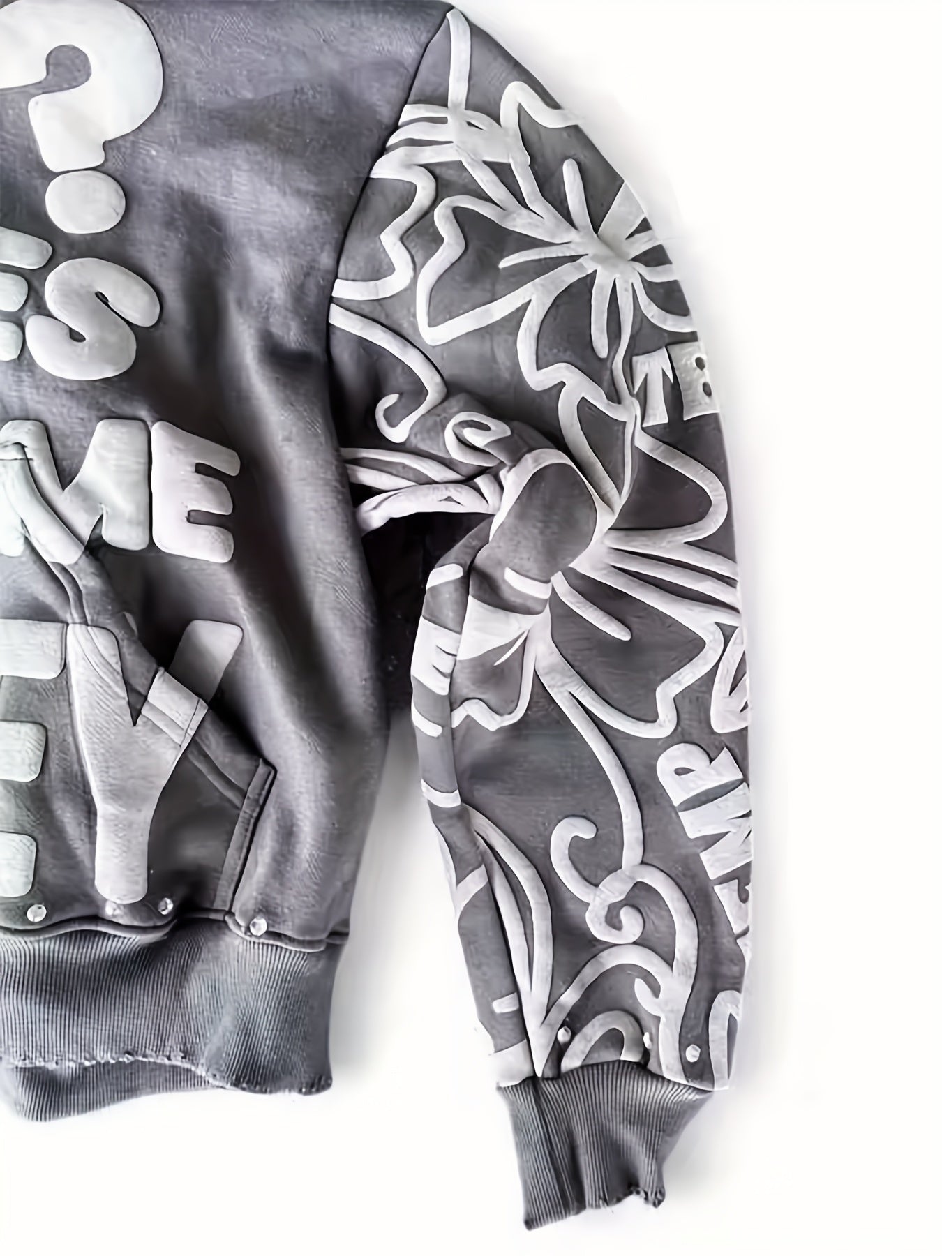 Unisex Relaxed Graphic Zip-Up Hoodie