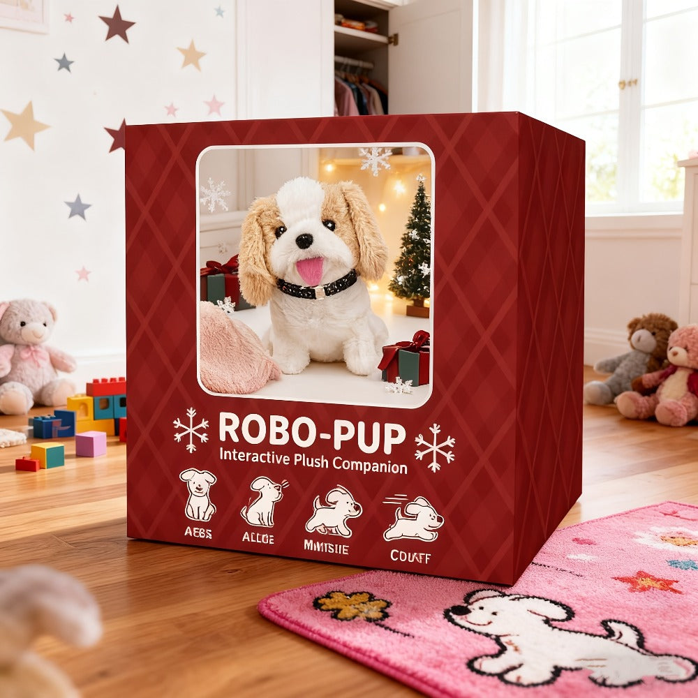 Interactive Walking Plush Pet Toy 9 Styles – Golden Retriever Husky Saint Bernard Kitten Chick Electric Realistic Barking Stuffed Animal, Best Birthday Gift for Toddlers Kids Ages 3+