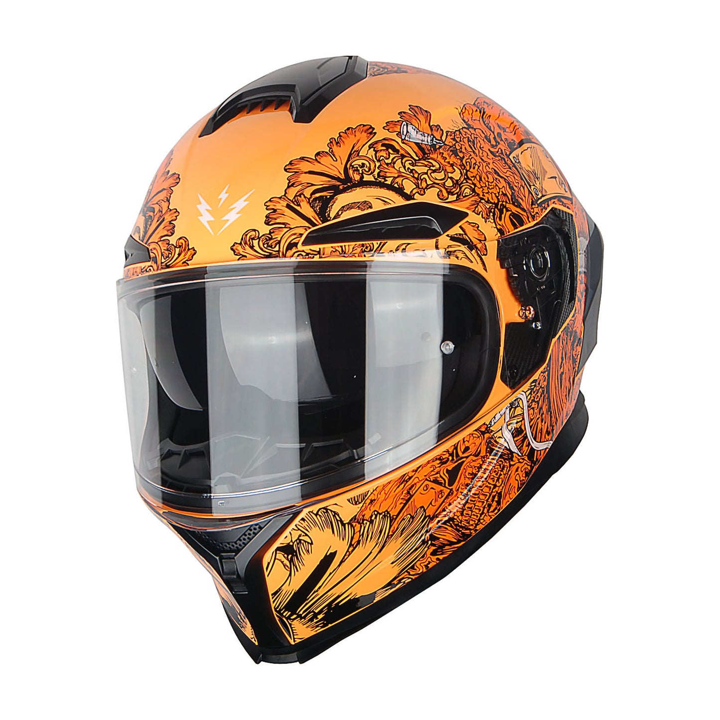 Full Face Motorcycle Helmet DOT Approved – Dual Visor Anti-Fog Pinlock Shield, Street Bike Adult Helmet with Sun Inner Shield, Aerodynamic Thermoplastic Shell, S/M/L/XL