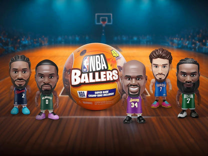 NBA Ballers Mystery Capsule Figurine Series 1 by ZURU – Surprise Unboxing Mini NBA Player Collectible Toy for Boys, Sports Fans & Collectors, Random Basketball Figure Blind Box Gift