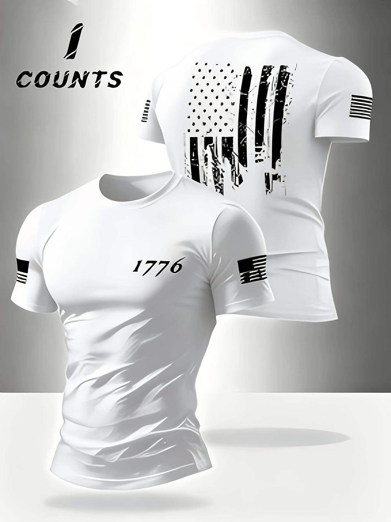 Men's Essential T-Shirt - Round Neck Short Sleeve Everyday Style