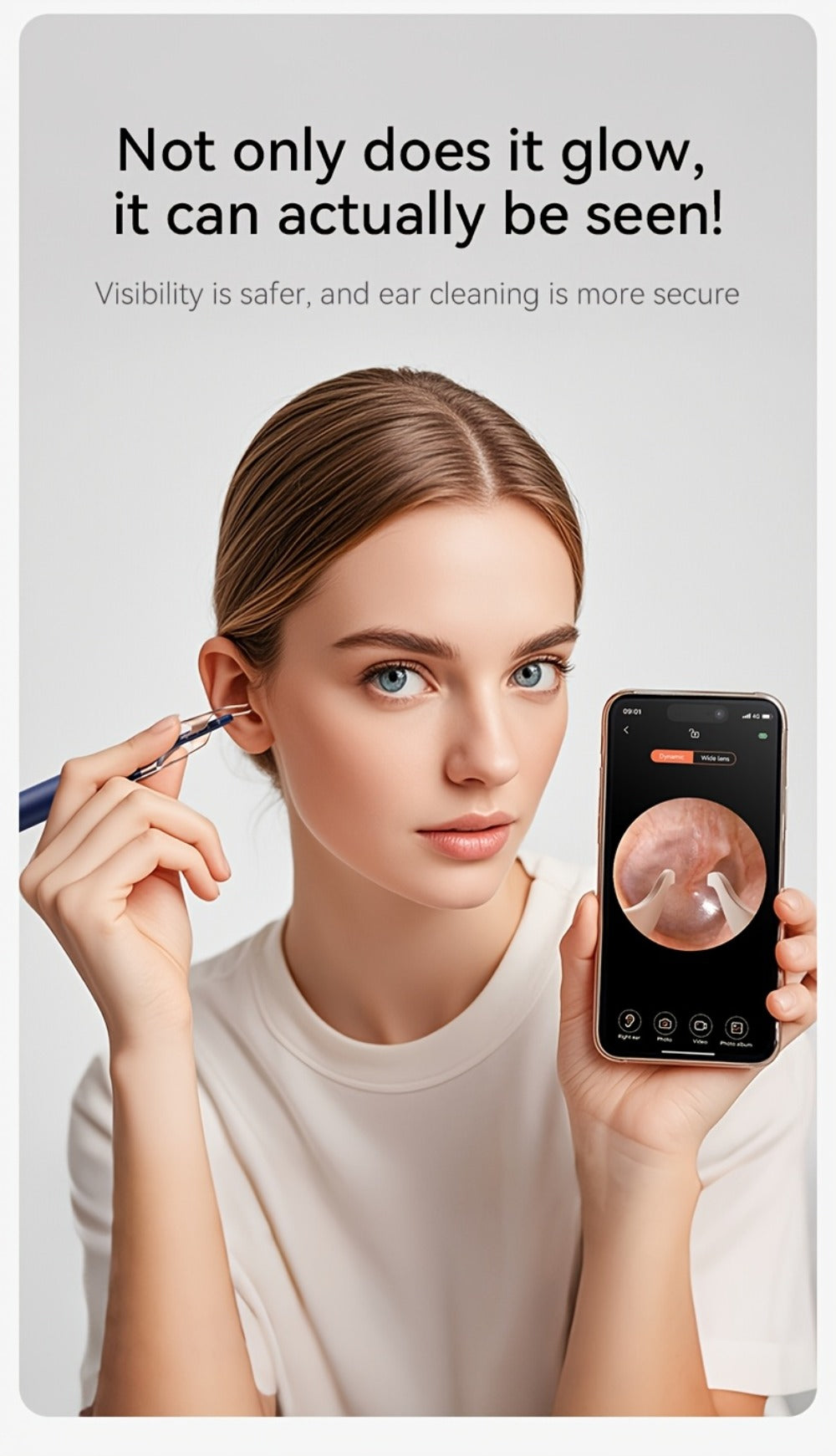 Upgraded 1080P Ear Wax Removal Tool with Camera & Storage Case – LED Light, iOS & Android Compatible, Complete Ear Cleaning Kit, Holiday & Birthday Gift for Whole Family