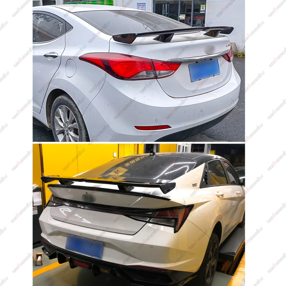 Universal Rear Spoiler Wing 54 Inch – ABS Pro Style Trunk Lid Spoiler, UV-Resistant, Fits Honda Toyota Subaru BMW Dodge Sedan Hatchback Coupe, 3 Colors