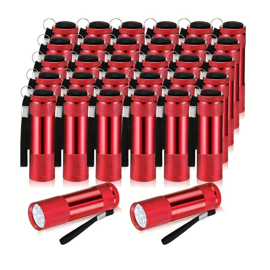 Bulk Flashlight Gift Set 32pcs – Mini Aluminum Handheld LED Torch with Lanyard for Boys & Girls, Small Flashlights for Christmas, Halloween, Thanksgiving, Birthday, Night Reading, Emergency & Camping (Batteries Not Included)