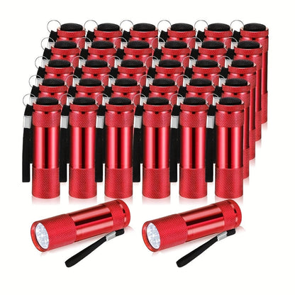 Bulk Flashlight Gift Set 32pcs – Mini Aluminum Handheld LED Torch with Lanyard for Boys & Girls, Small Flashlights for Christmas, Halloween, Thanksgiving, Birthday, Night Reading, Emergency & Camping (Batteries Not Included)