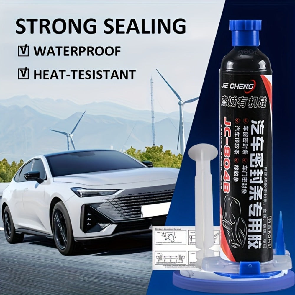 Automotive Black Rubber Sealant 55g - Heavy Duty Adhesive for Tyre Sealing, Plastic & Metal Repair, Cars, Trucks, Motorcycles & Bikes