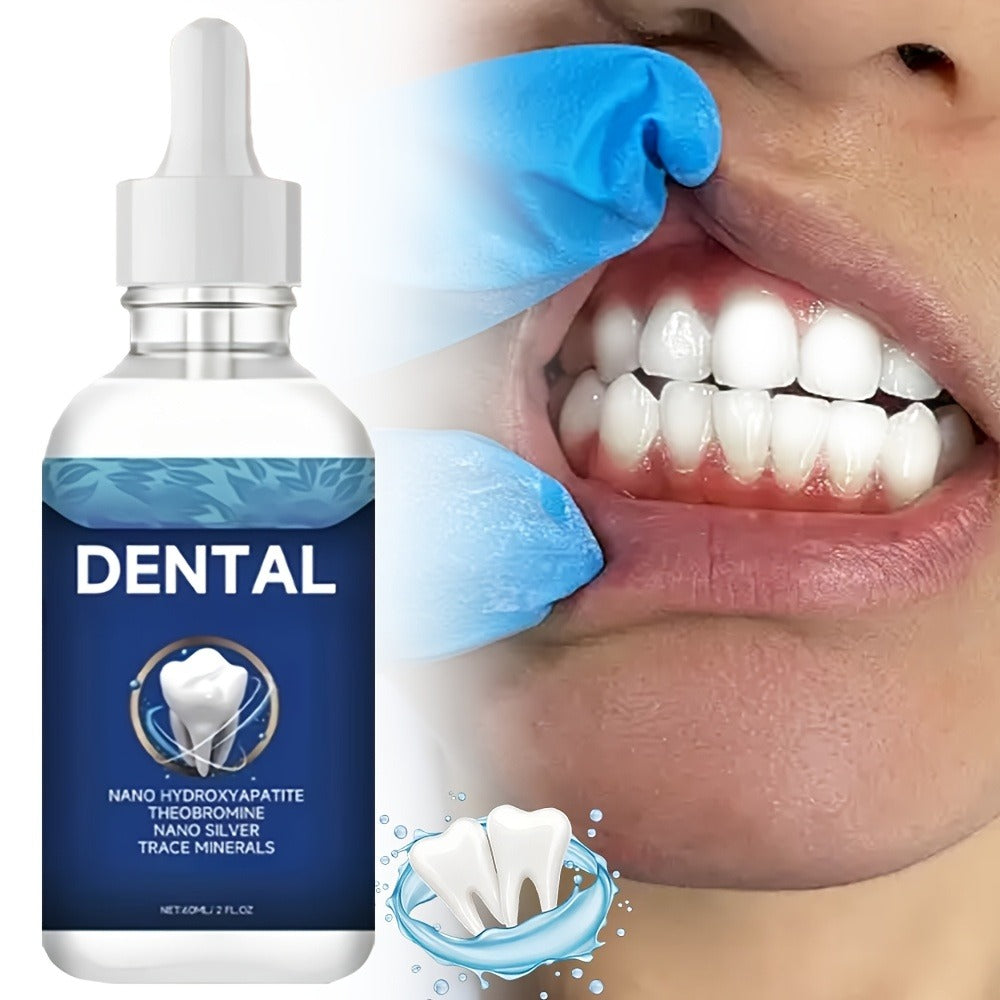 Oral Care Drops with Hydroxyapatite – True Tooth Care Solution for Cavity Protection, Enamel Strengthening & Sensitive Teeth, Daily Gum Health & Fresh Breath Formula, 2.03oz – Ideal Gift