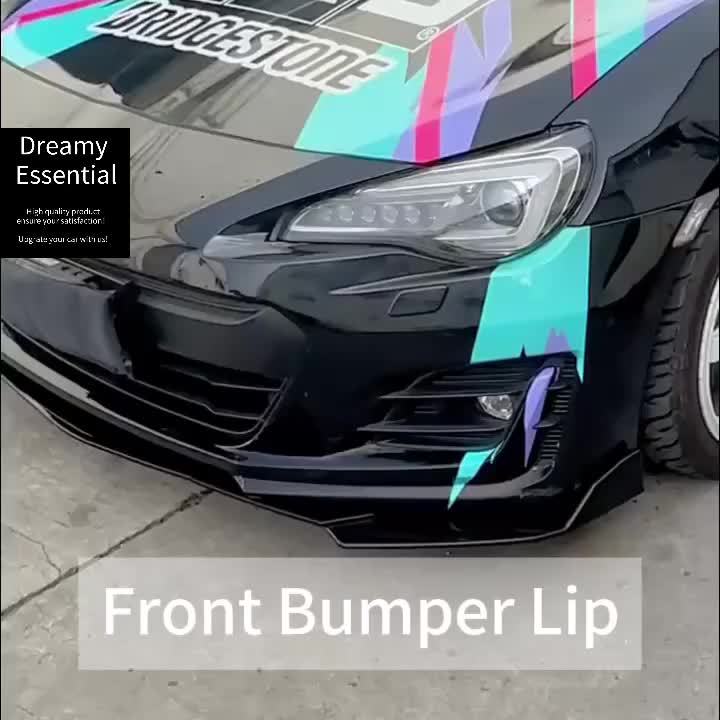 Tail Wing Exterior Body Kit|Rear Wing Kit|Universal Front Bumper Lip Kit|Rear Diffuser|Sedan Rear Trunk Lid Wing|Car Spoilers|Car Modification Tail Decoration|ABS| Universal|Providing Excellent Aerodynamics|Car Accessories|Thicker Version