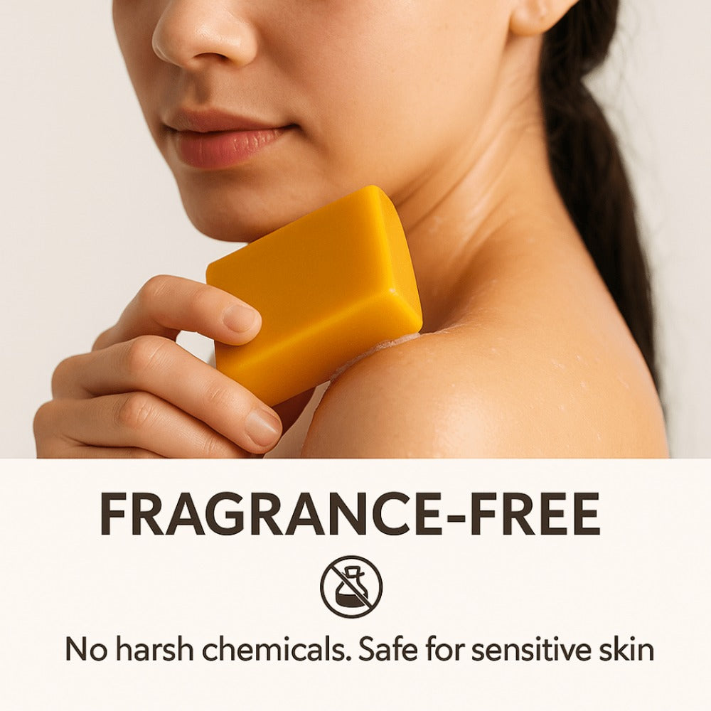 Kojic Acid Turmeric Soap Bar Handmade 3-Pack & 5-Pack – Lemon Oil Coconut Oil Goat Milk Brightening Cleansing Bar for Face & Body Acne Dark Spots Hyperpigmentation Radiant Skin